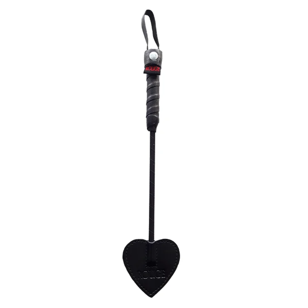 Rouge Mini Leather Spade Paddle Black