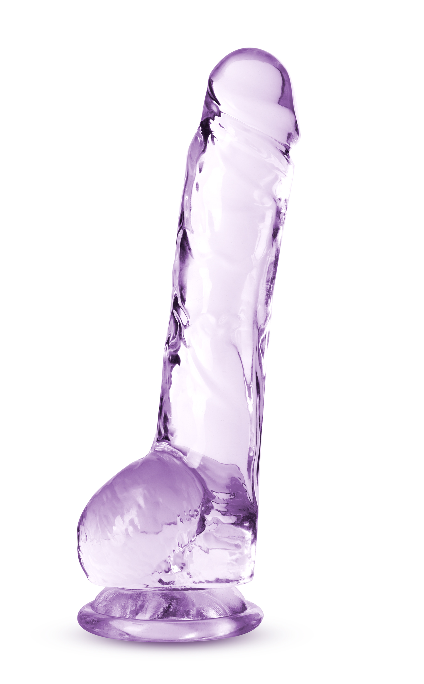 Naturally Yours 8 Inch Crystaline Dildo Amethyst