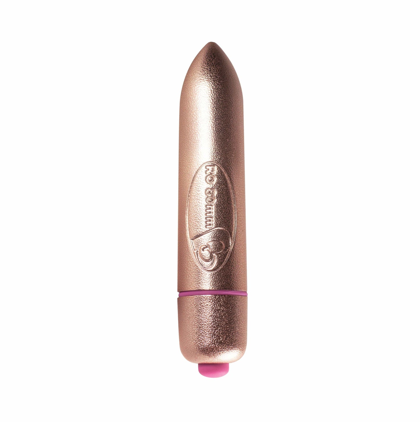 RO-80mm 7 Speed Precious Rose Gold Vibrating Bullet Toy