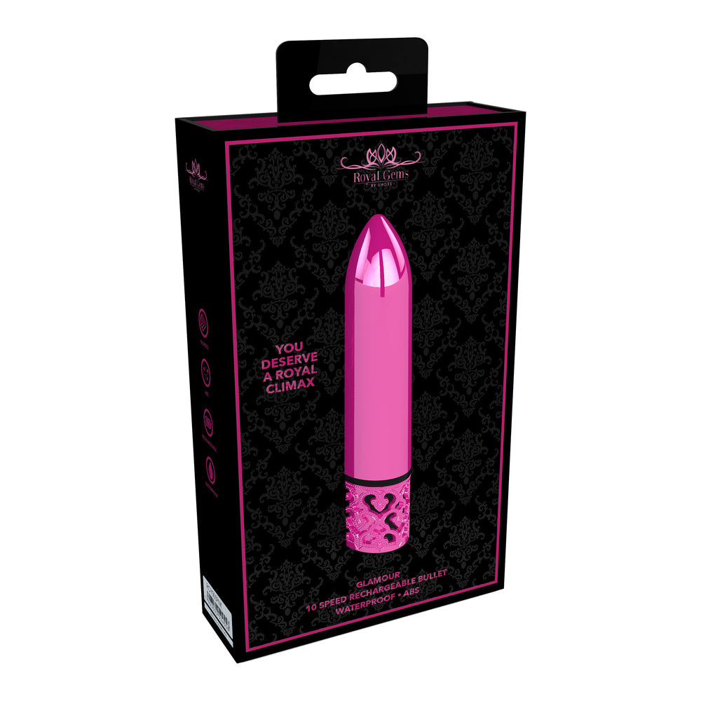 Royal Gems Glamour – Rechargeable Metal Bullet Vibrator