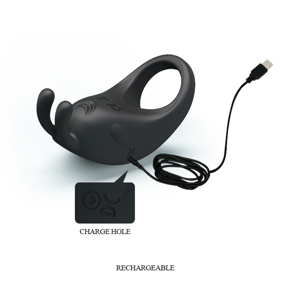 Rechargeable Rabbit Vibrator Cockring – Rechargeable Rabbit Vibrator Cockring