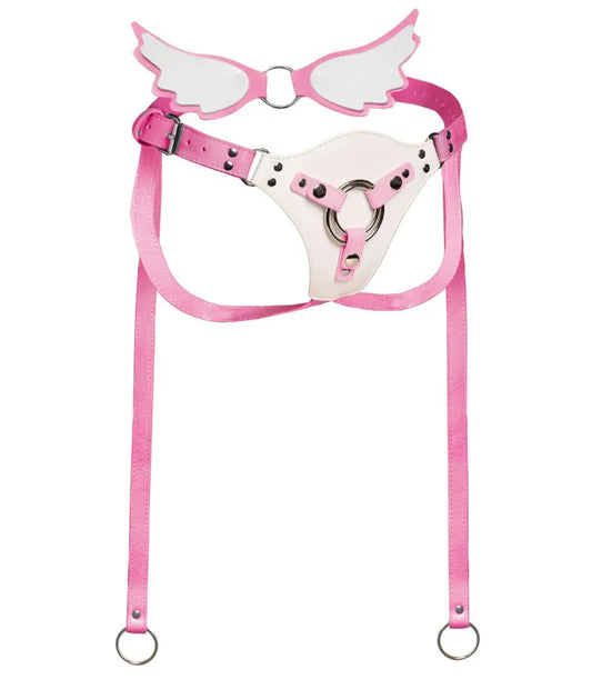 Solyra Good Angel – Adjustable Vegan Leather Strap-On Harness