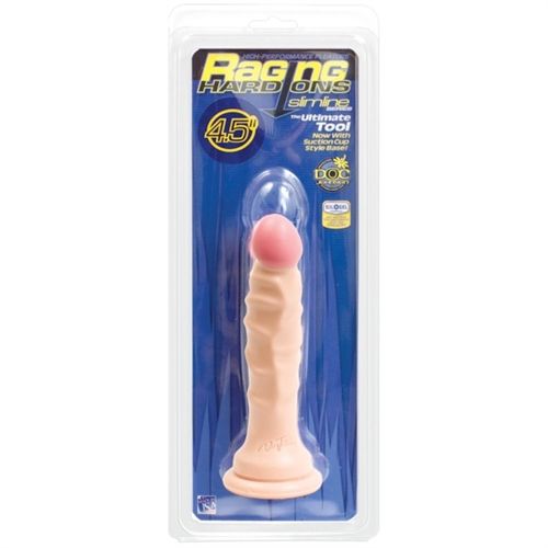Raging Hard Ons Slimline 4.5 Inch Dildo With Suction Cup