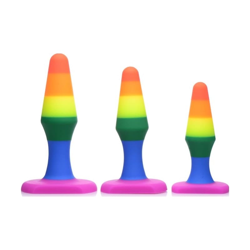 Rainbow Ready Anal Trainer Set for Beginners and Experienced Users