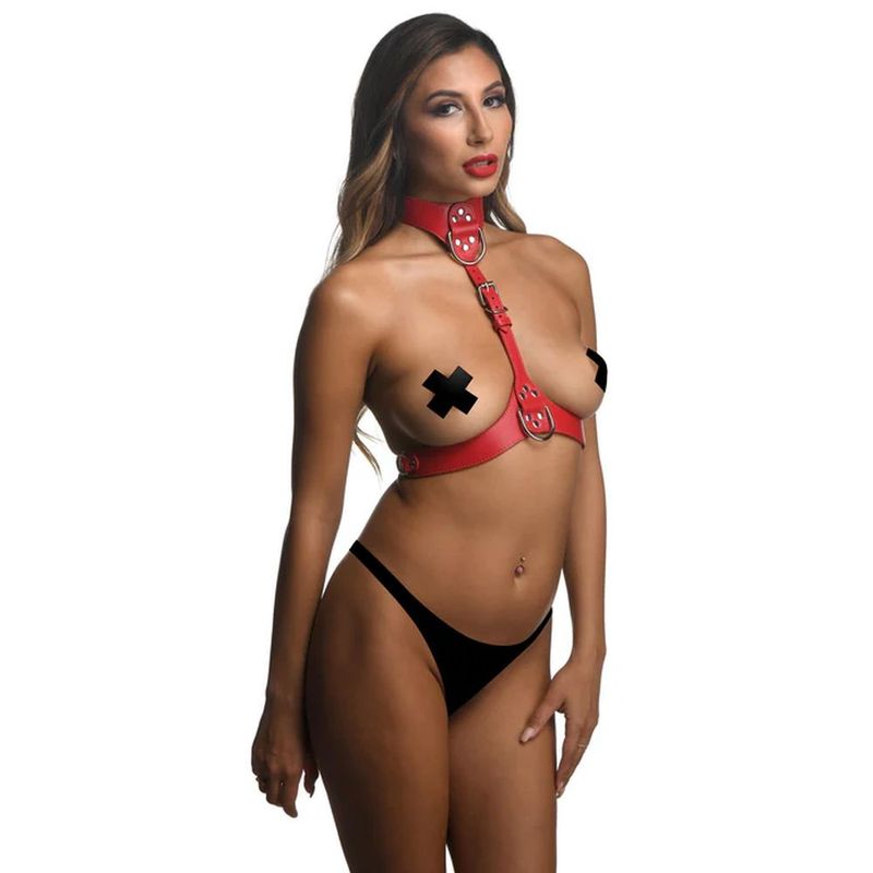 Red Female Chest Harness Size S/M
