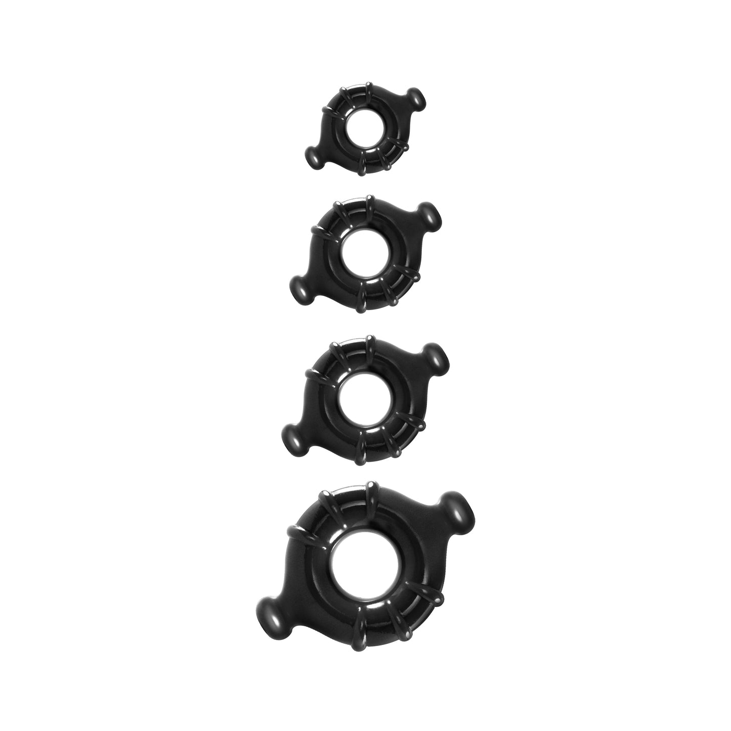 Renegade Vitality Cock Rings Set of Four Sizes