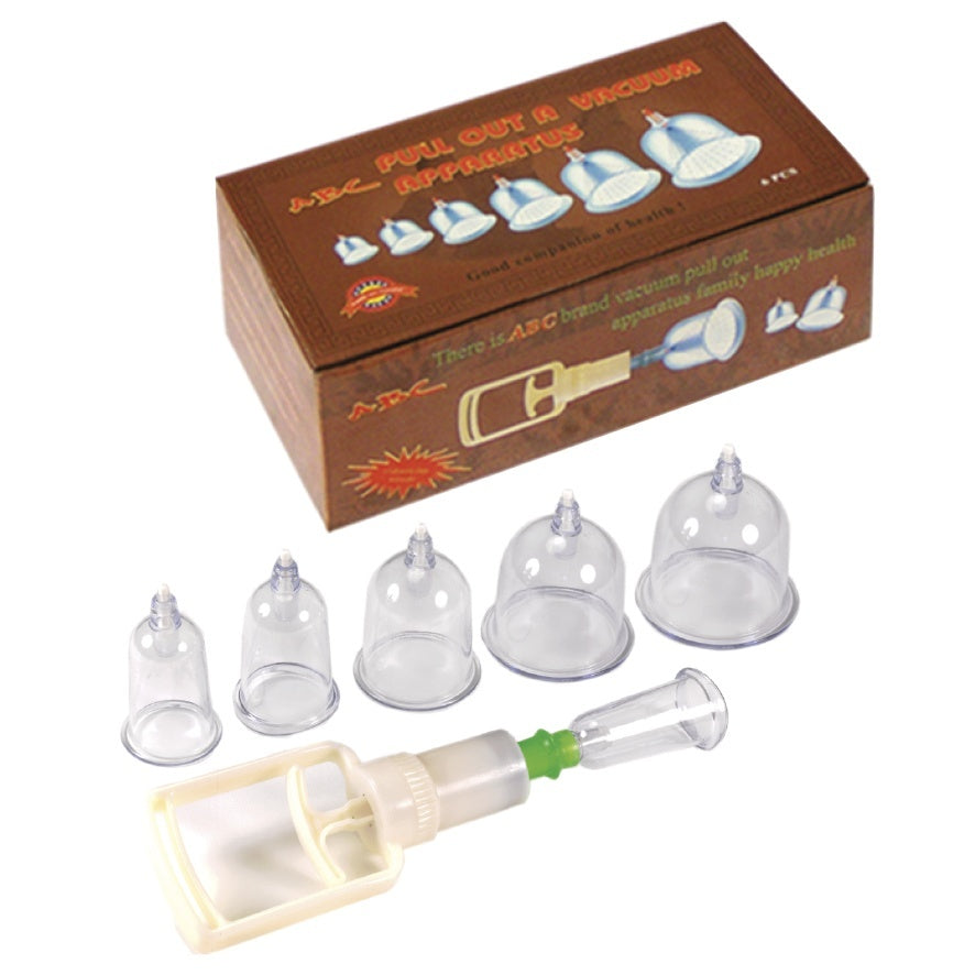 Rimba 6 Piece Cupping Set For Body Massage And Wellness