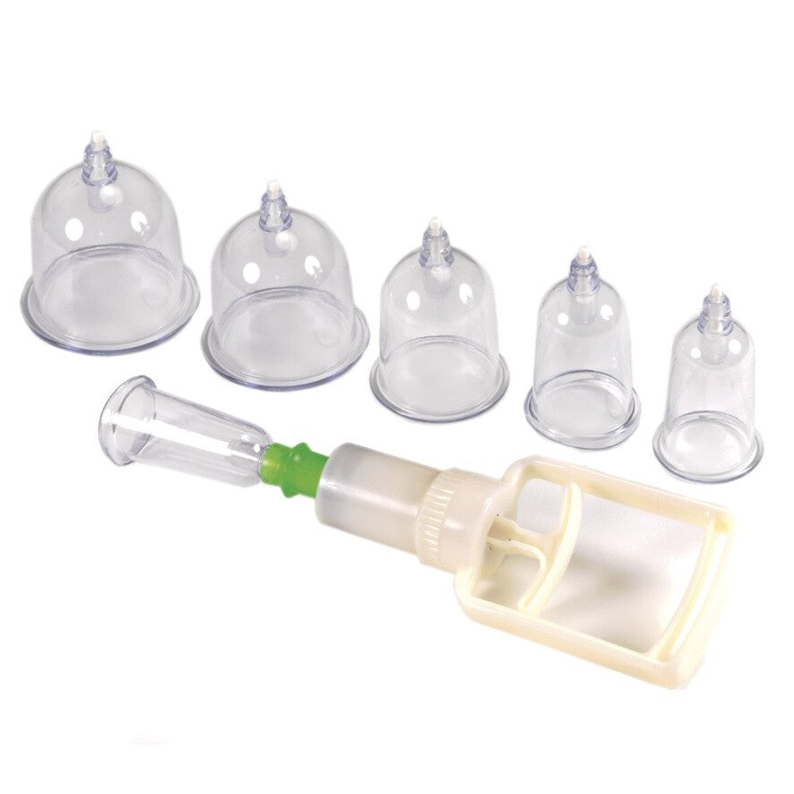 Rimba 6 Piece Cupping Set For Body Massage And Wellness