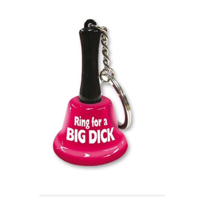 Ring For A Big Dick Mini Bell Keychain – Novelty Keychain Accessory