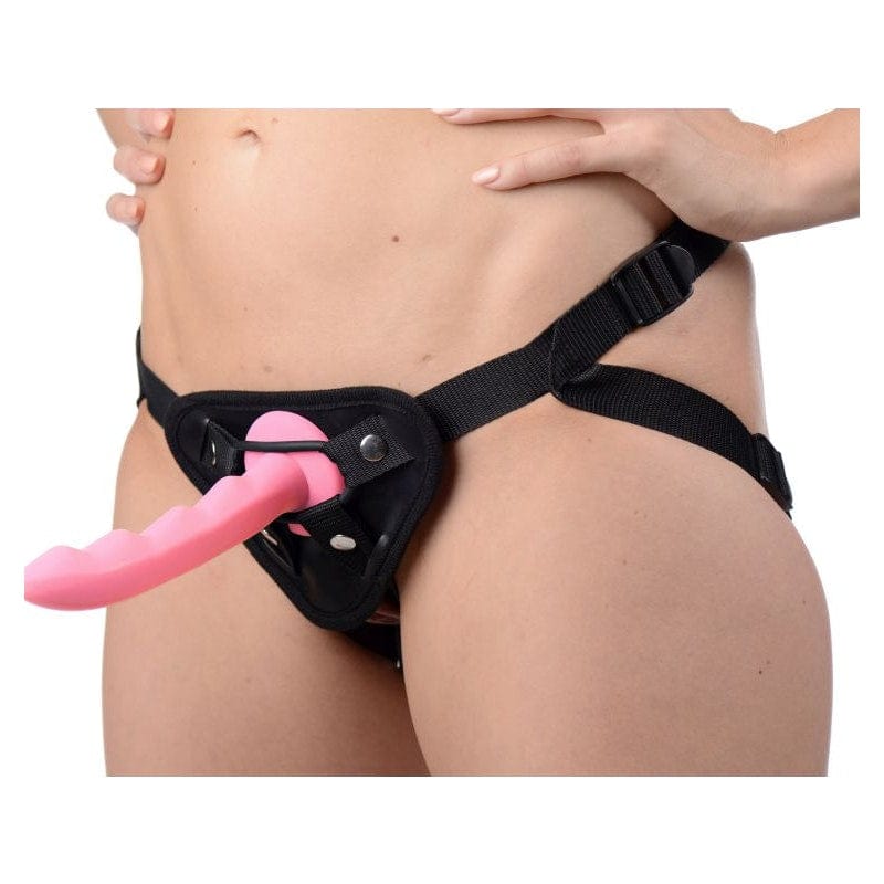 Ripples Silicone Dildo for Harness Play and Solo Adventures