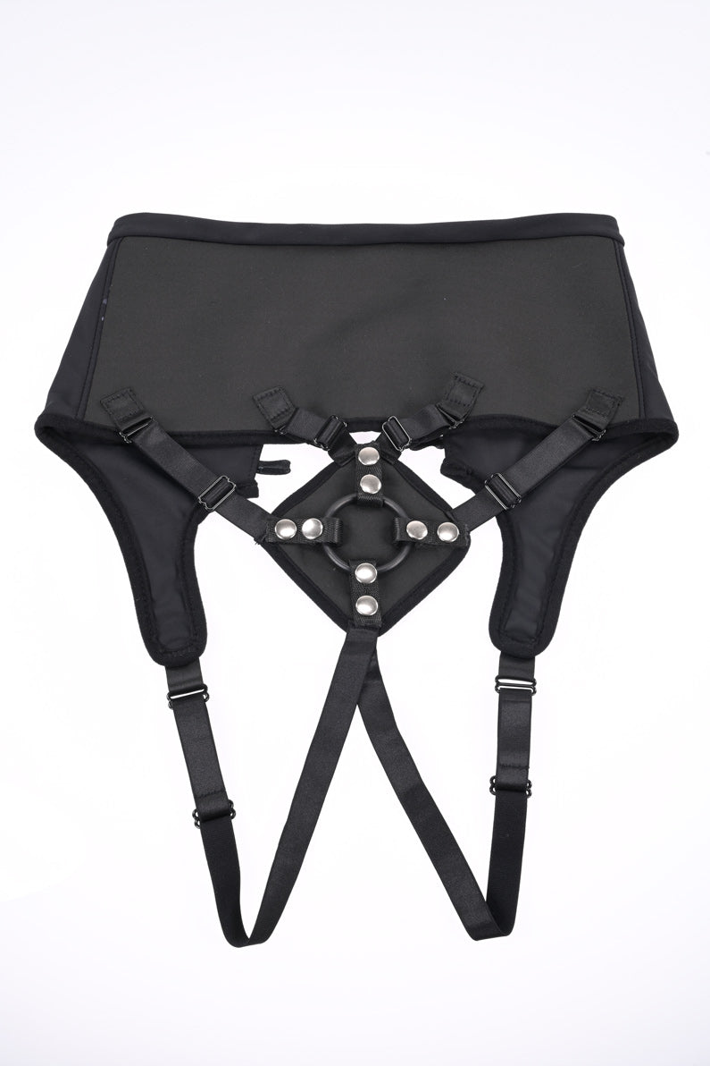 Sportsheets High Waisted Corset Strap-On – Supportive Comfortable Harness
