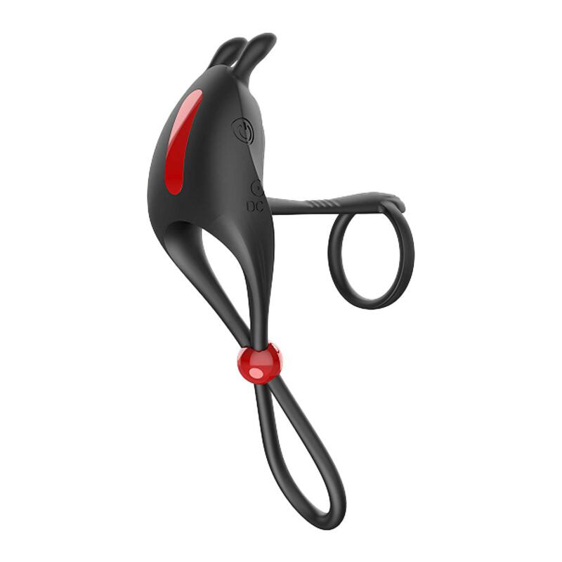 Nasstoys Cockpower (Black) – Remote-Controlled Cock Ring and Ball Cinch