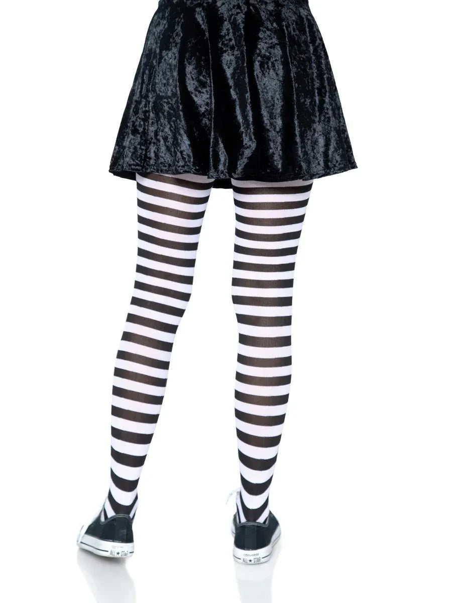 Leg Avenue Jada Striped Tights – Premium Women's Hosiery