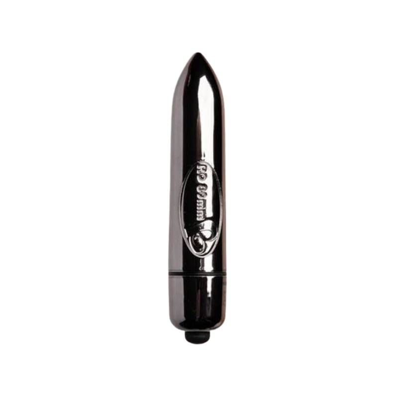 Ro-80mm 7 Speed Midnight Metal Vibrating Bullet