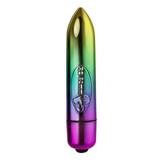 Rocks Off 80mm Rainbow Bullet Vibrator – Compact Vibrator