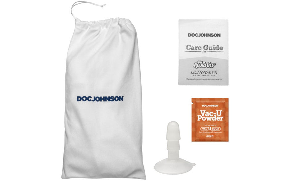 Roman Todd 8in Ultraskyn Cock with Suction Cup Vanilla