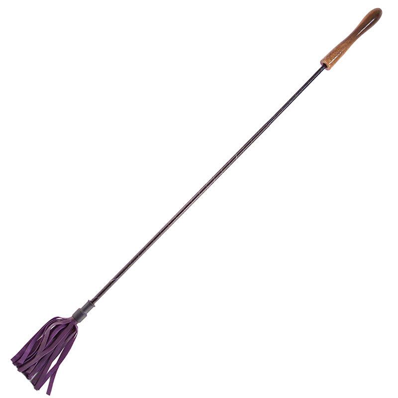 Rouge Garments Riding Crop (Purple) – Wooden Handle Riding Crop