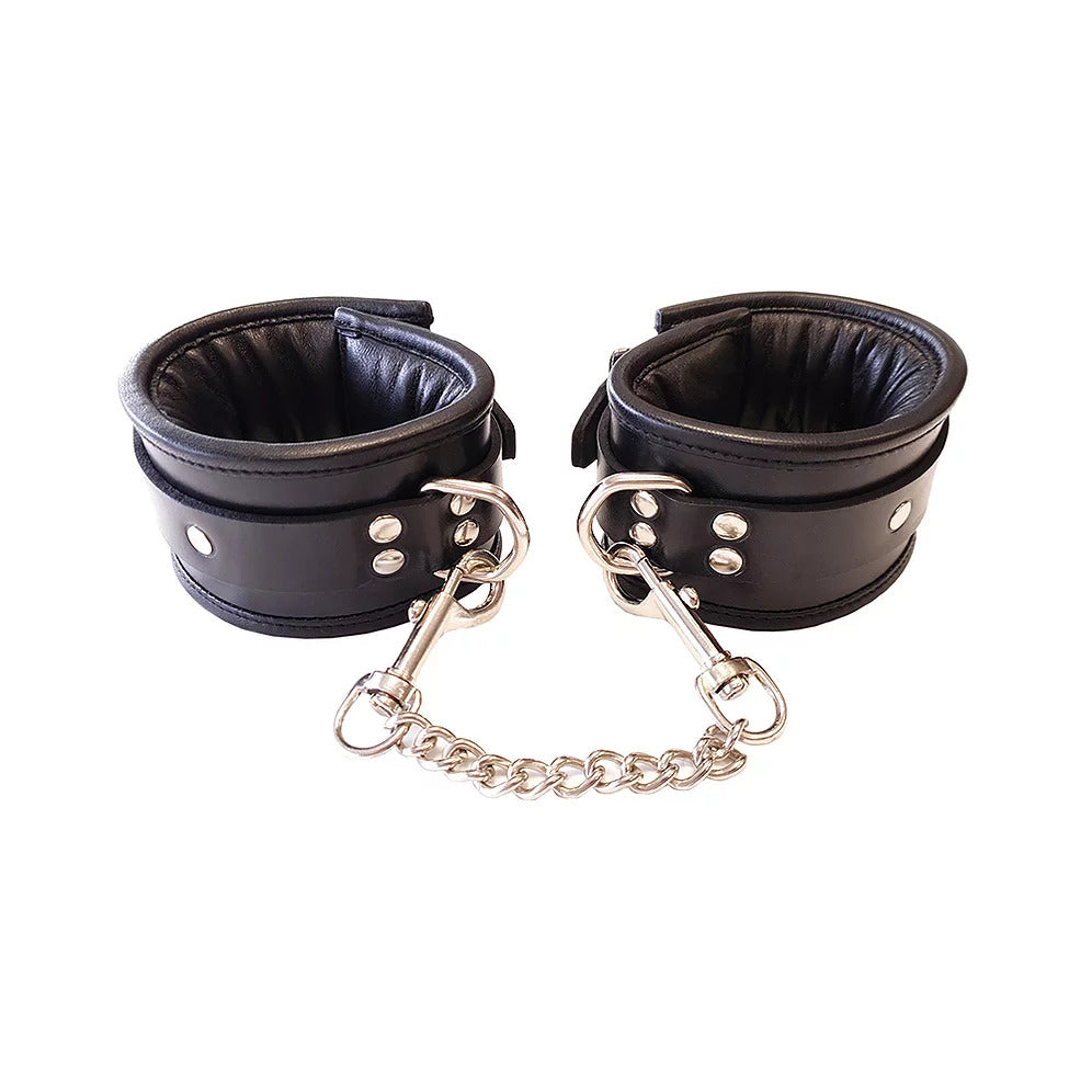 Rouge Garments Wrist Cuffs (Black) – Padded Adjustable Wrist Cuffs