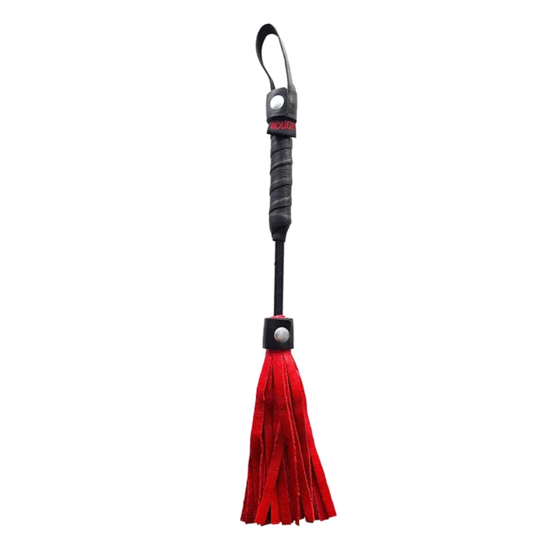Rouge Mini Leather Flogger Red