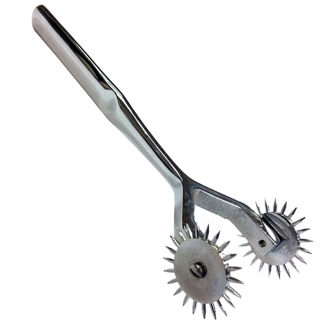 Rouge Stainless Steel Double Pinwheel – Stainless Steel Sensation Toy