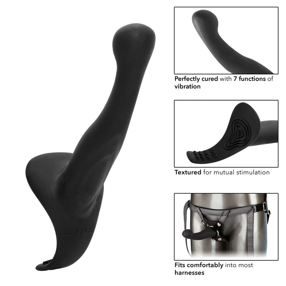 Royal Crotchless Strap On Set With Vibrating Probe Plus