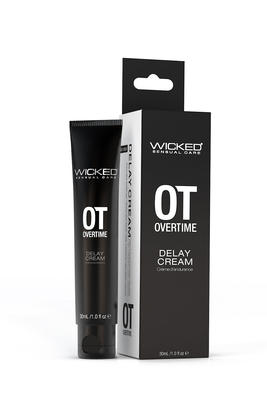 Wicked Overtime Delay Cream 1 oz Benzocaine Desensitizing