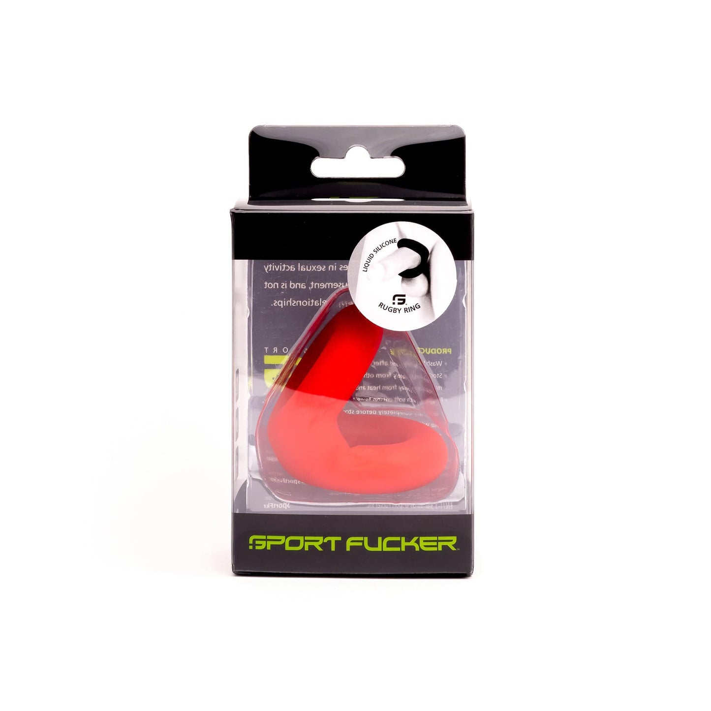 Rugby Ring By Sport Fucker Red Comfortable Width Cock Ring