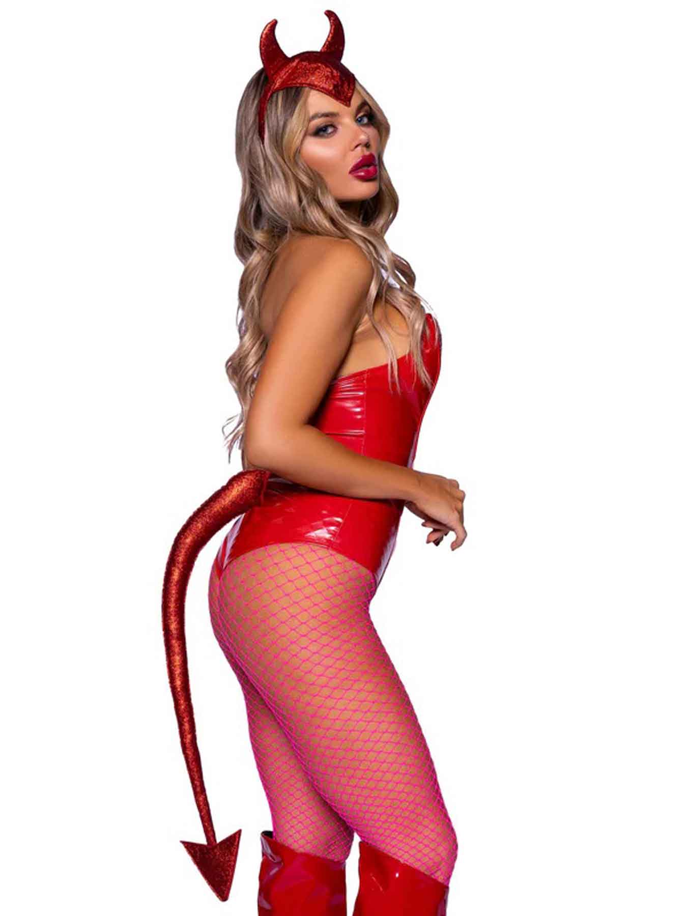 Leg Avenue Devil Horns Headband and Tail Set – Costume Accessories