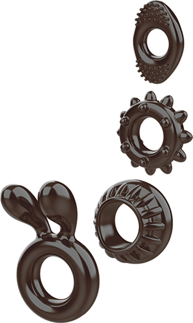 Zero Tolerance Ring My Bell Cock Rings Set of Four