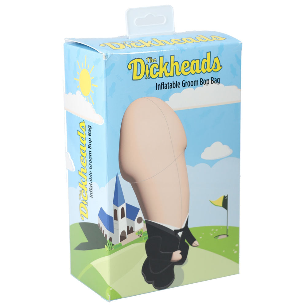 S-Line The Dickheads Groom Bop Bag – Durable Inflatable Stress-Relief Toy