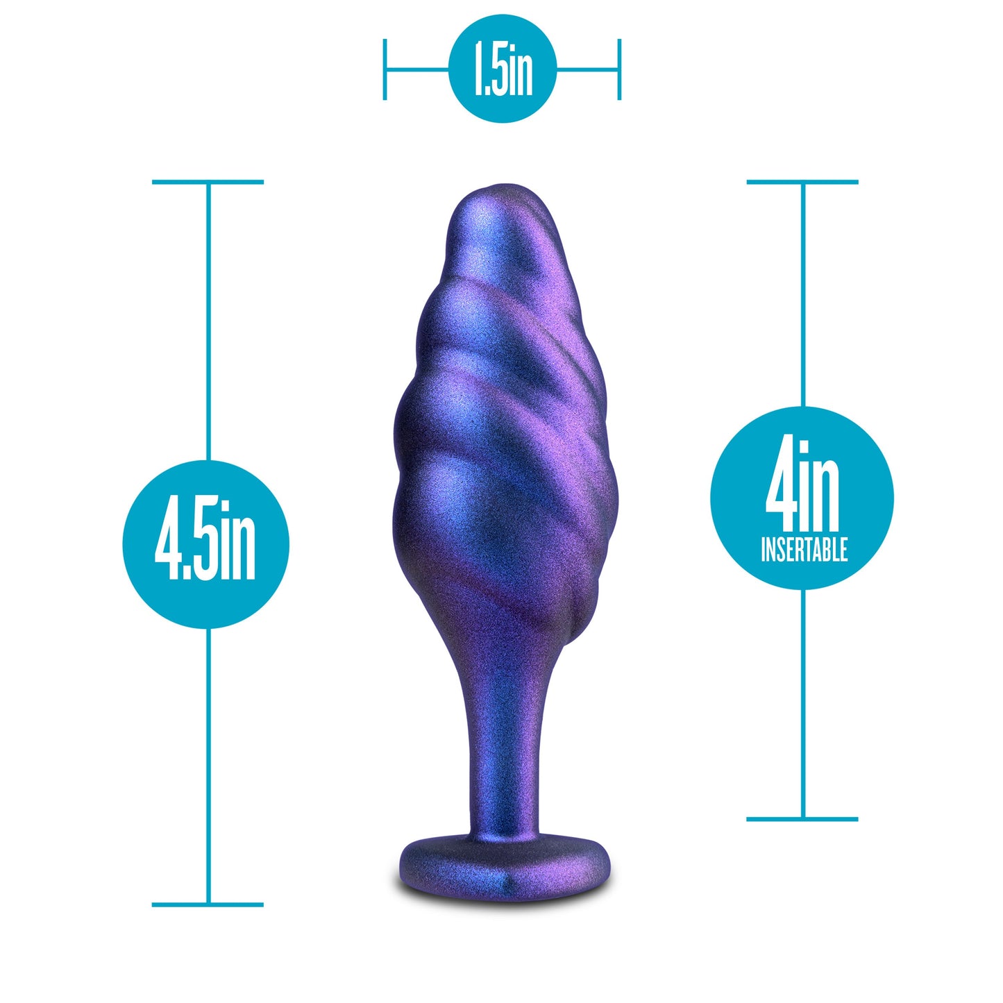 Anal Adventures Matrix Bumped Bling Butt Plug – Decorative Butt Plug