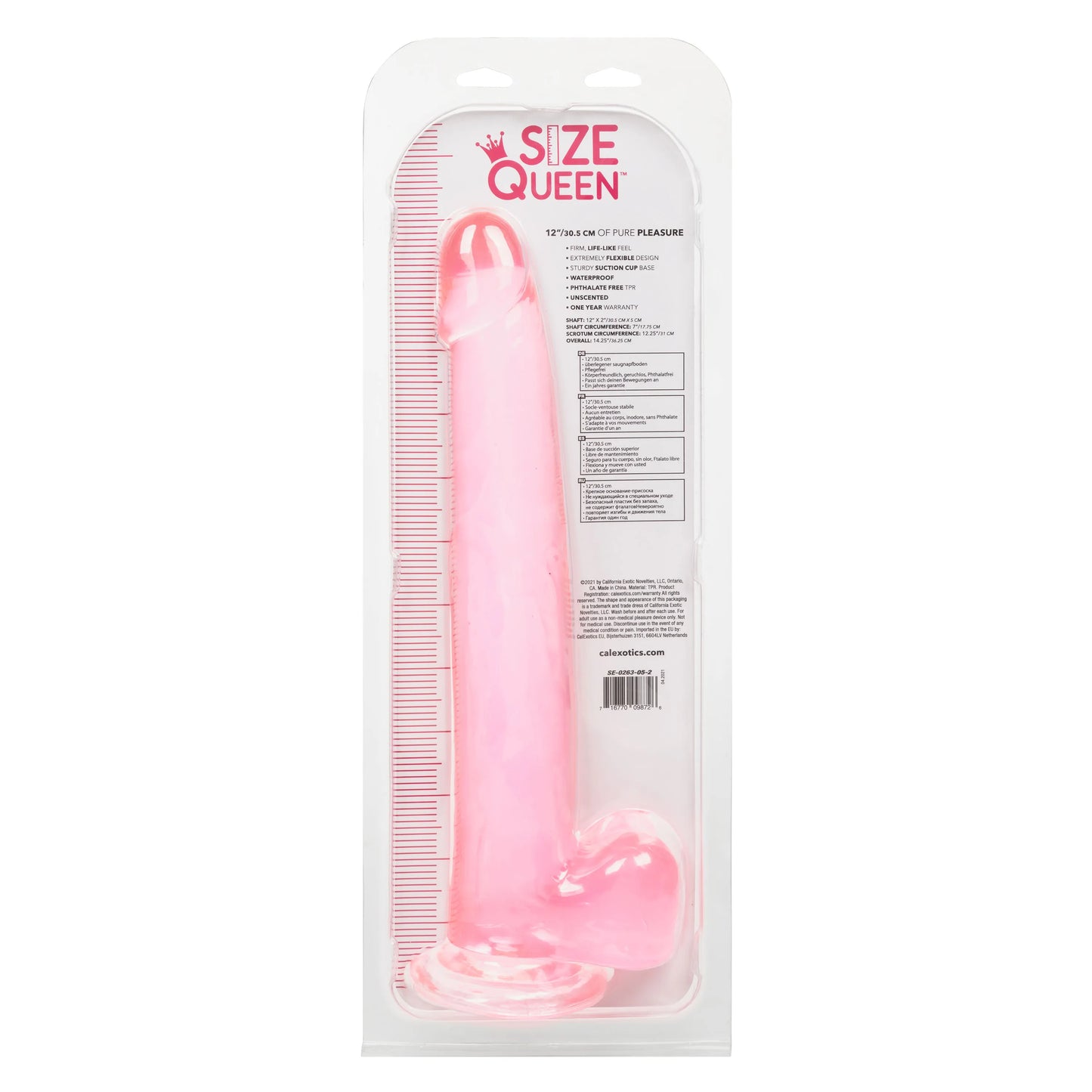 Size Queen 12 Inch Realistic Dildo – Firm 30.5 Cm Dildo