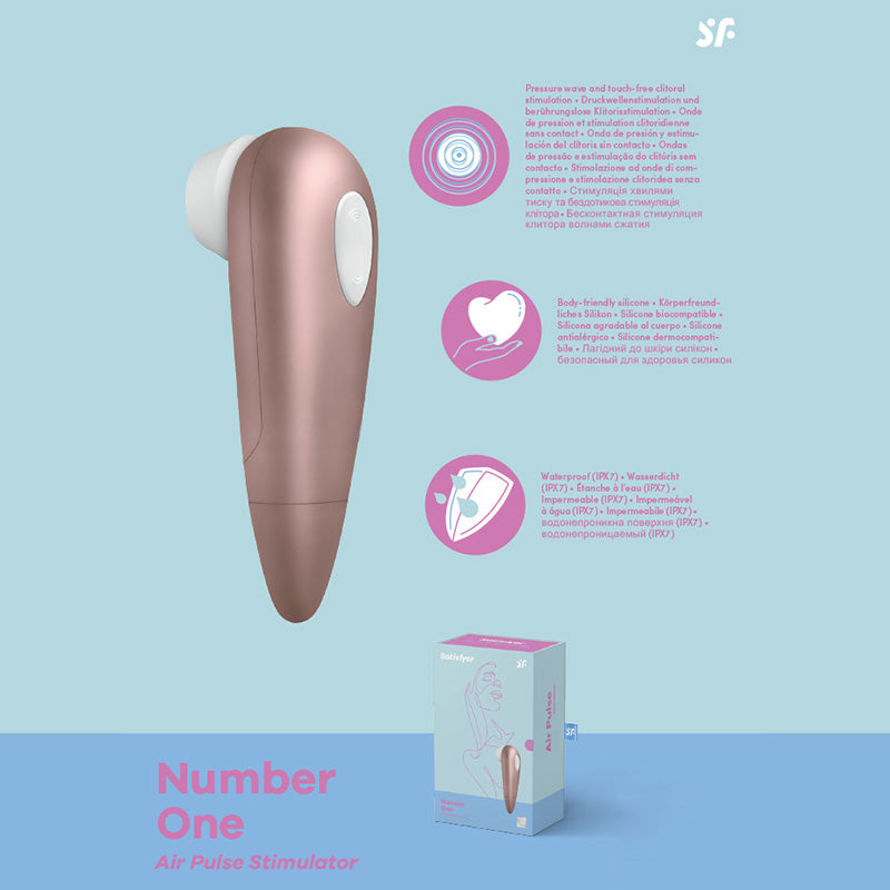Satisfyer 1 - Pressure Wave Vibrator for Travel Pleasure