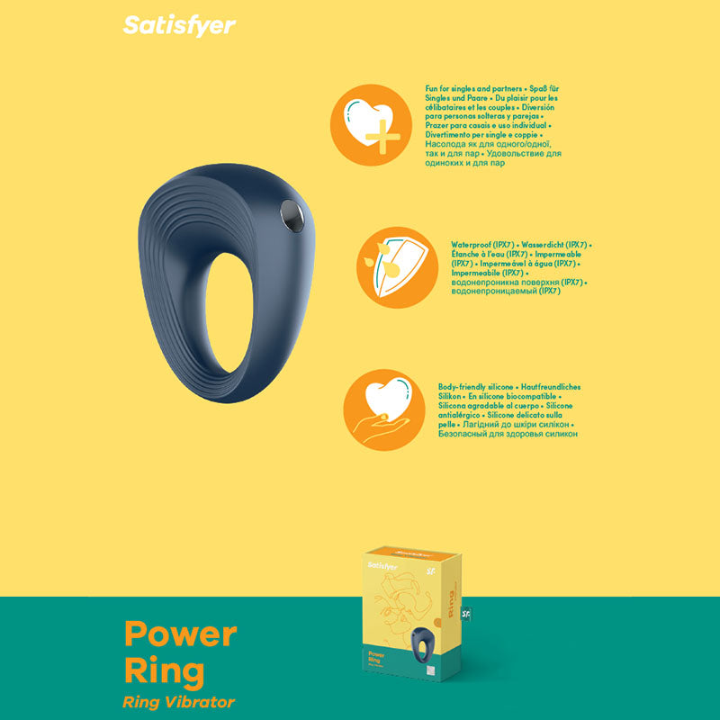 Satisfyer Ring 2 Power – Vibrating Cock Ring with 10 Vibration Programs