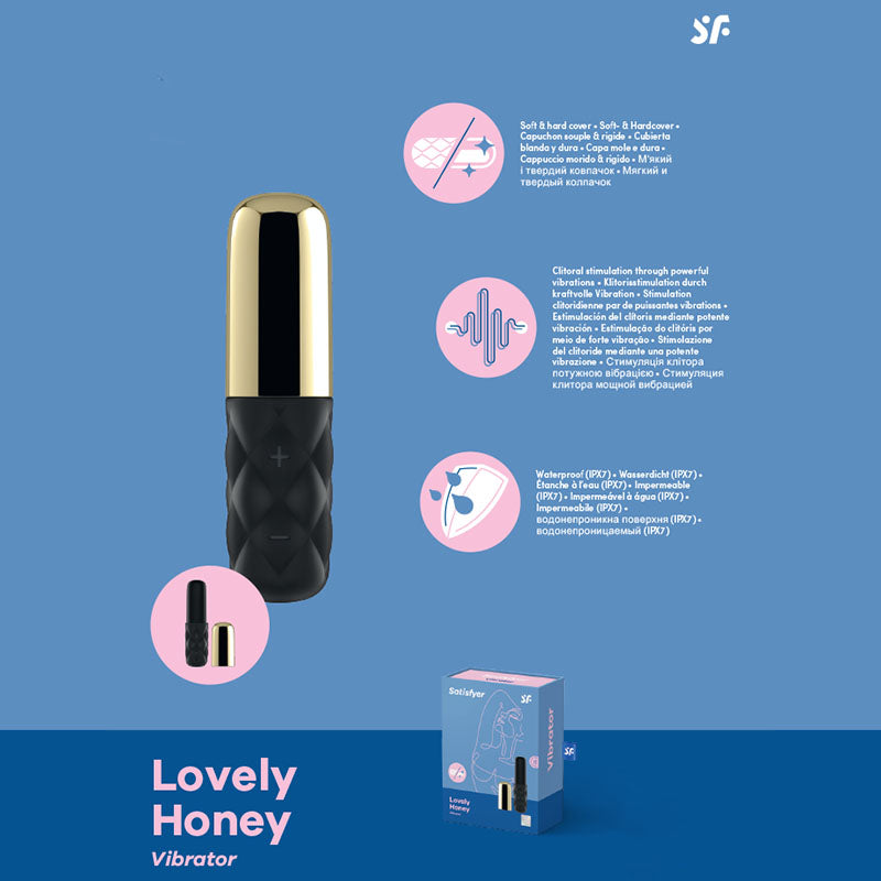 Satisfyer Mini Sparking Darling (Gold/Black) – USB Rechargeable Mini Vibrator