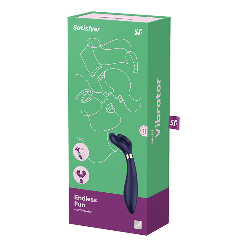 Satisfyer Endless Fun (Blue) – 180° Rotating Multi-Toy Stimulator