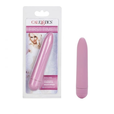 First Time Mini-Vibe Pink 4.5 Inch Compact Multi-Speed Waterproof Massager