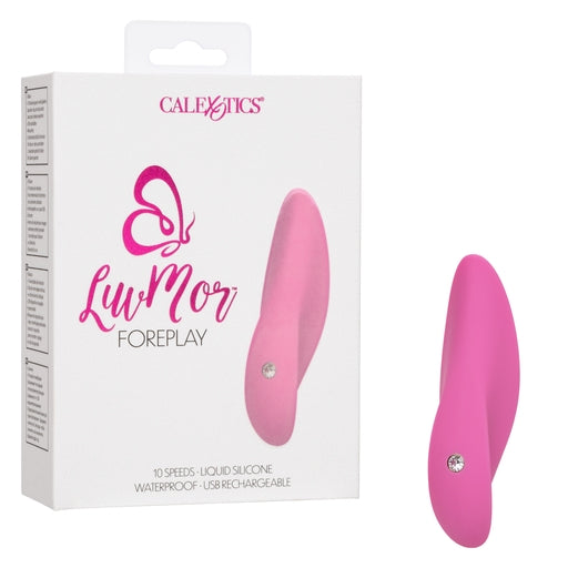 LuvMor Foreplay Pink Liquid Silicone 10 Speed Vibrator