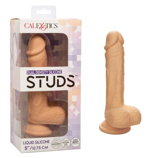 Dual Density Silicone Studs 5 Inch – Realistic Flexible Silicone Dong > Dildos > Realistic Dildos