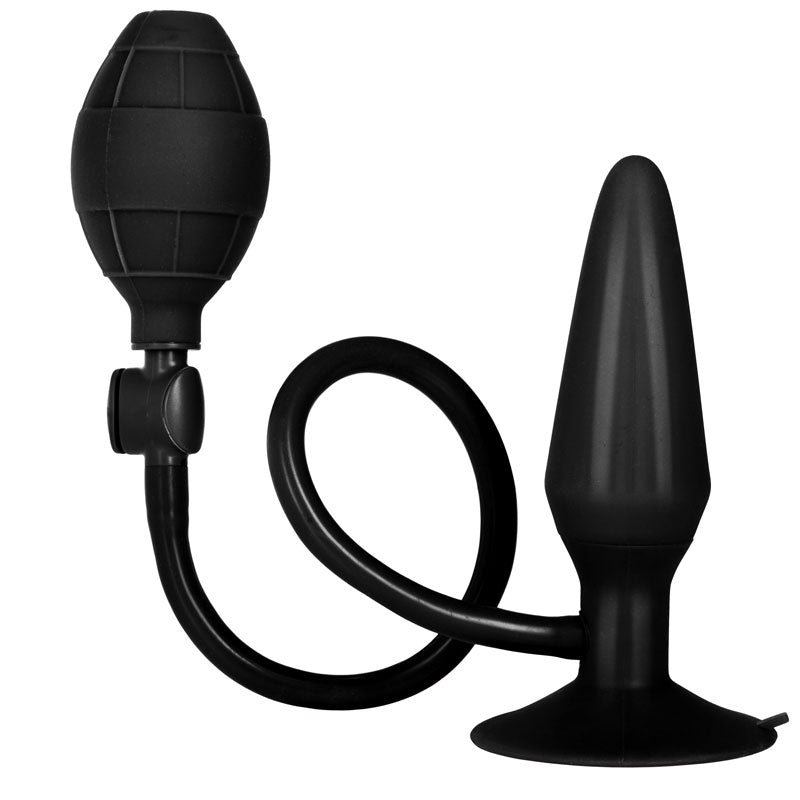 Booty Call Pumper Medium – Inflatable Silicone Anal Plug with Suction Base