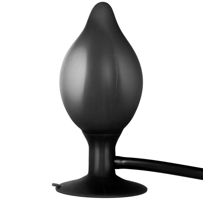 Booty Call Pumper Medium – Inflatable Silicone Anal Plug with Suction Base