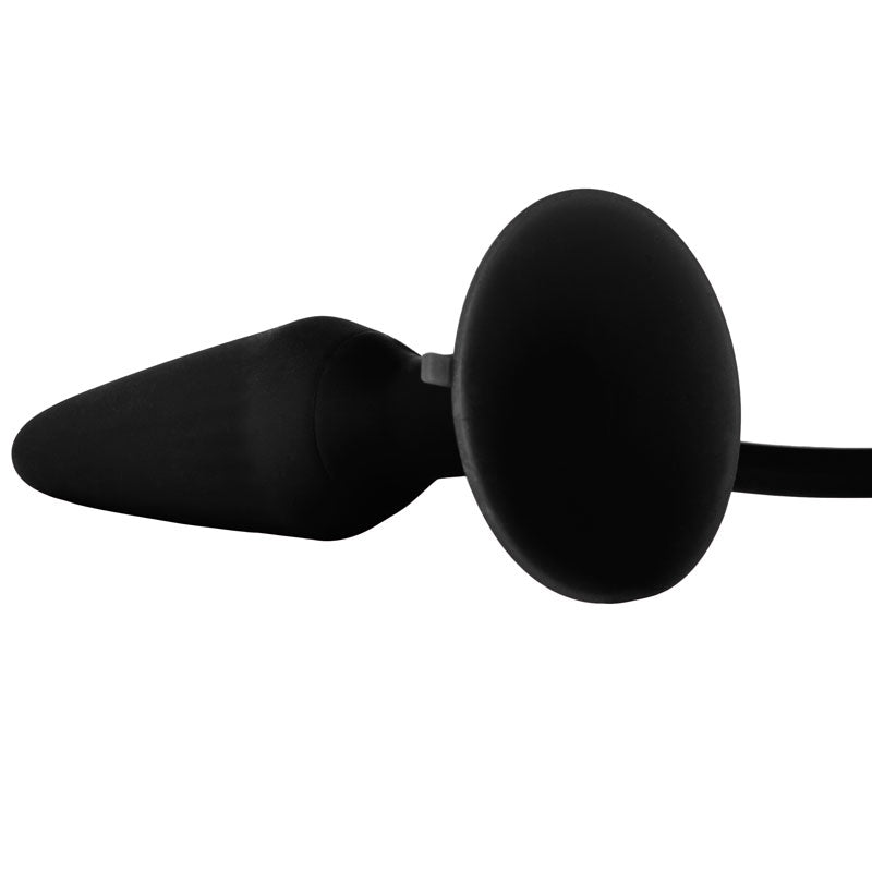 Booty Call Pumper Medium – Inflatable Silicone Anal Plug with Suction Base