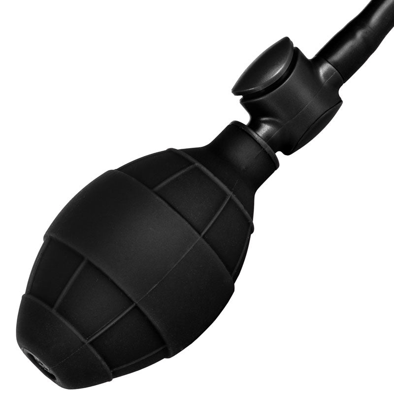 Booty Call Pumper Medium – Inflatable Silicone Anal Plug with Suction Base