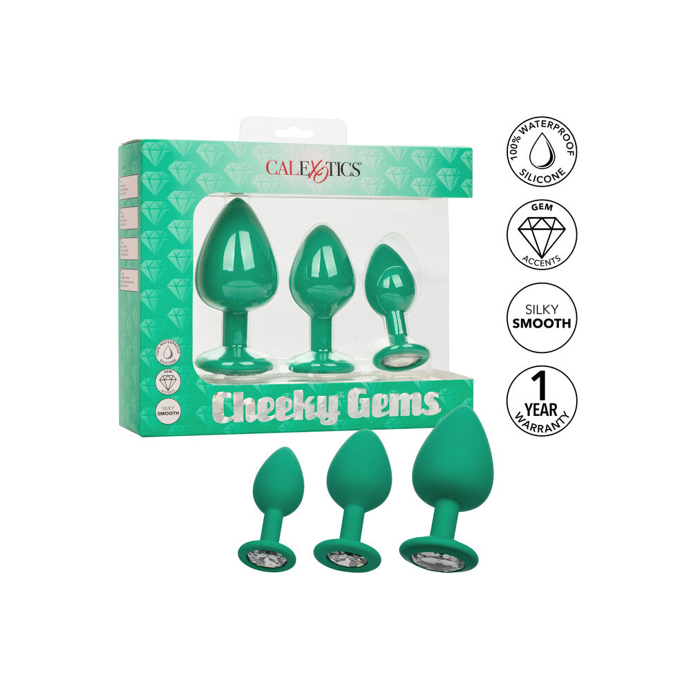 Cheeky Gems Three-Piece Set – Graduated Anal Plugs Set