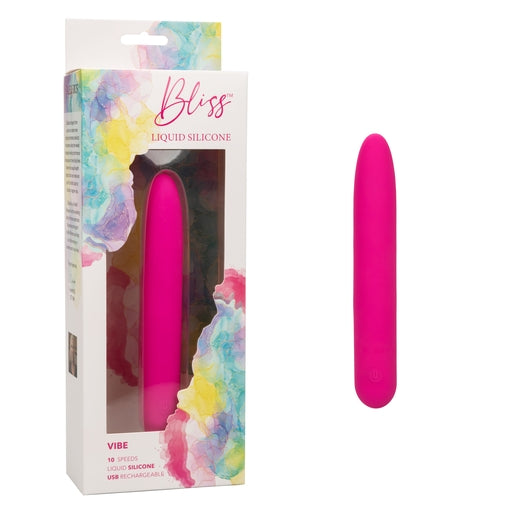 Bliss Liquid Silicone Vibe Pink 10-Speed Vibrator