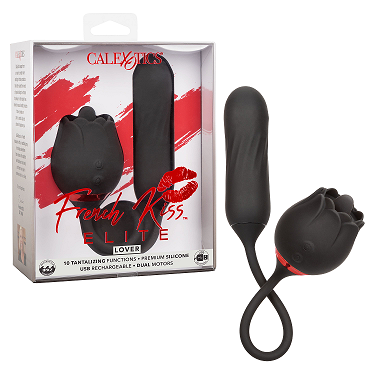 French Kiss Elite Lover – Vibrating and Rotating Bullet Teaser Vibrator with 10 Functions