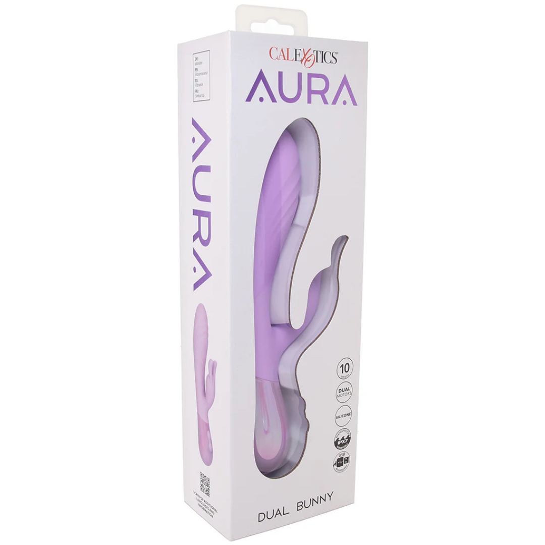 Aura Dual Bunny – Dual-Ended Vibrator for Clitoral and G-Spot Stimulation