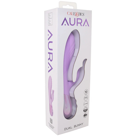 Aura Dual Bunny – Dual-Ended Vibrator for Clitoral and G-Spot Stimulation > Vibrators > Ladies > Rabbit