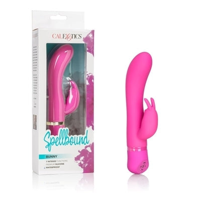 Spellbound Bunny Pink Vibrator 4.5 Inch Dual Motor Silicone Waterproof Massager