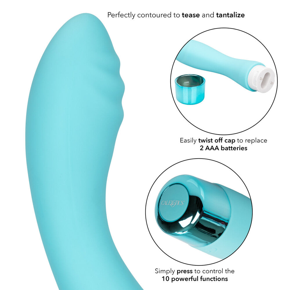 Eden Ripple – Waterproof 6 Inch Silicone G-Spot Vibrator